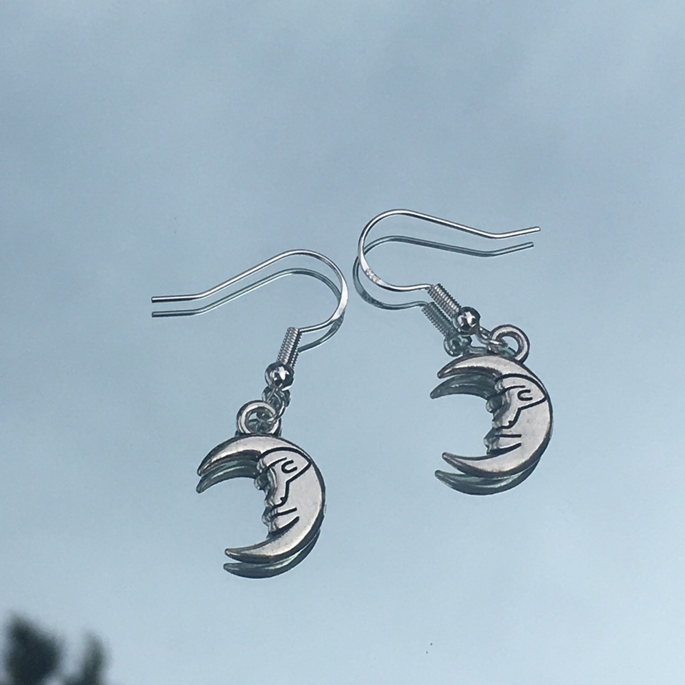 moon earrings